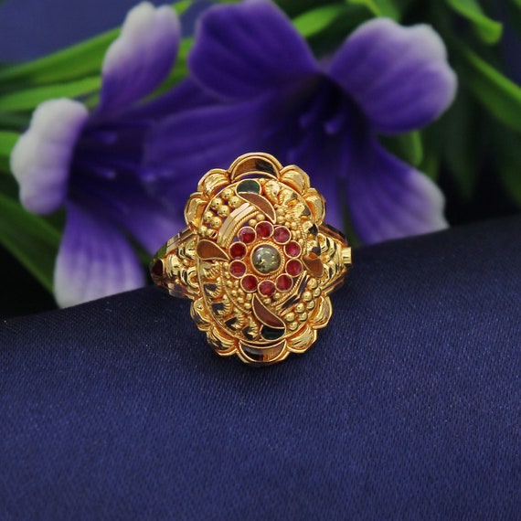 22K Yellow Gold Elegant Singapore set with Earrings – Virani Jewelers