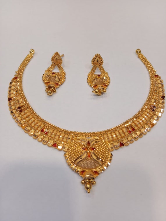 Buy | Luxury Women Crystal Bracelet Stud Earring Necklace Set For Women And  Girls -5 Pcs-Eepleberry