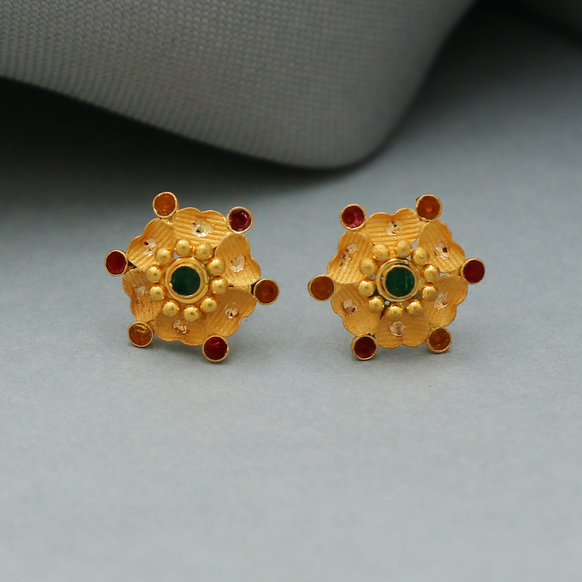 イヤリング Wilhelmina Garcia Gold Tulip Stud Earrings / BLM032-Orange イヤリング Wilhelmina Garcia Gold Tulip Stud Earrings