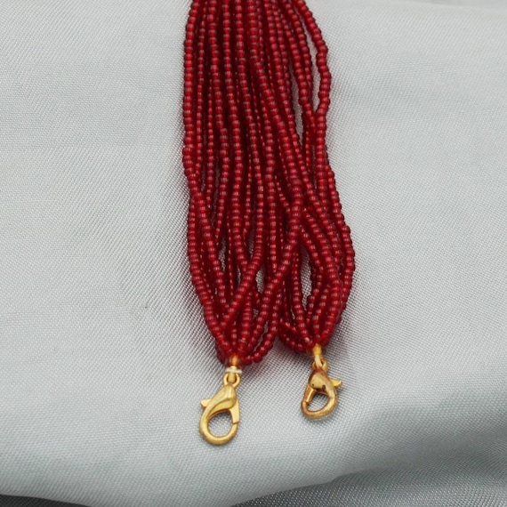 22k Yellow Gold Pendant Necklace Handmade Indian Mangalsutra