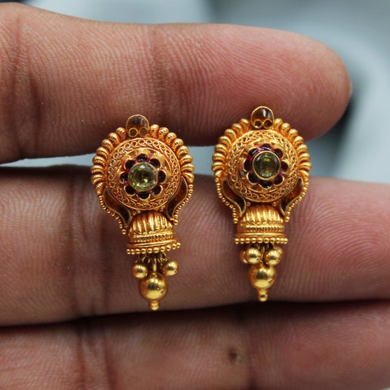Discover 79+ 22kt gold earrings online india latest esthdonghoadian