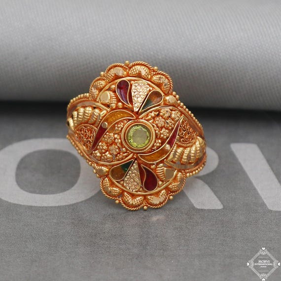 Handmade gold ring design deals