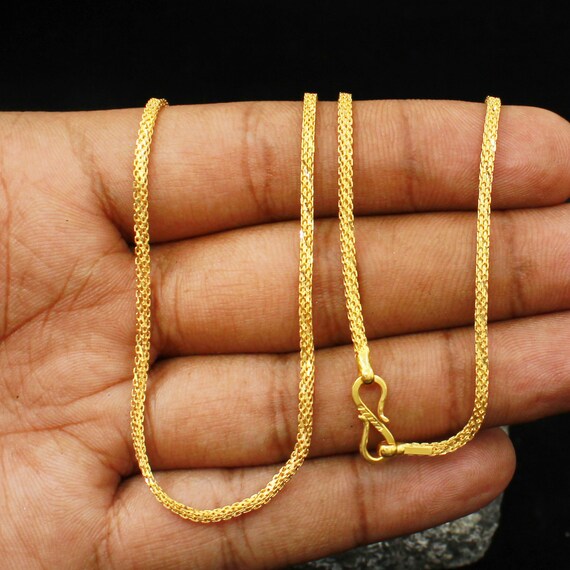 Gold chain design 22k deals