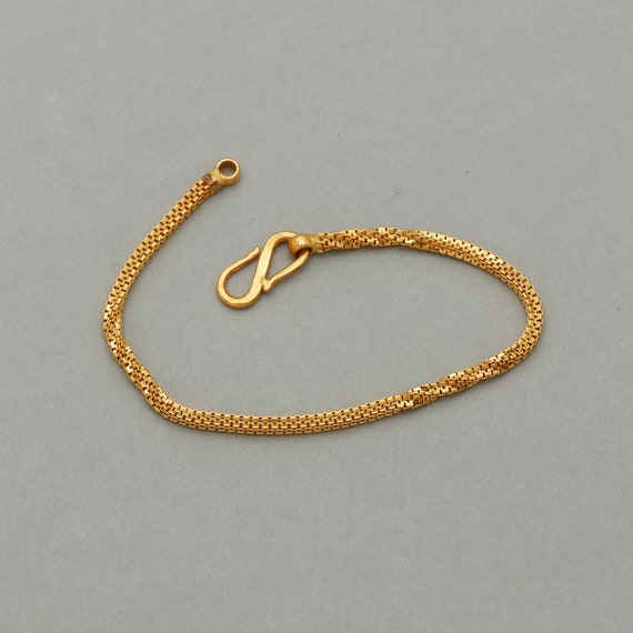 Gold Bracelet For Men | 22k Mens Gold Bracelet | Mens Bangle – Thamor Jewels