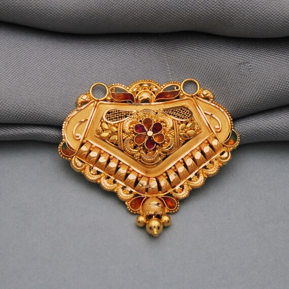 22k gold mangalsutra pendant deals
