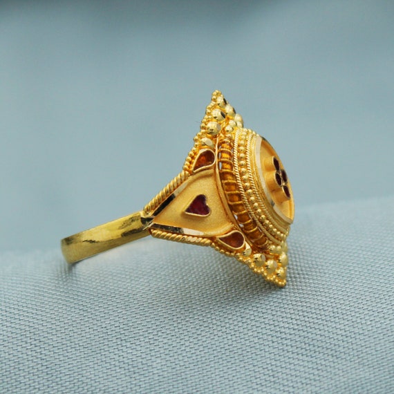 Gold rings indian style deals