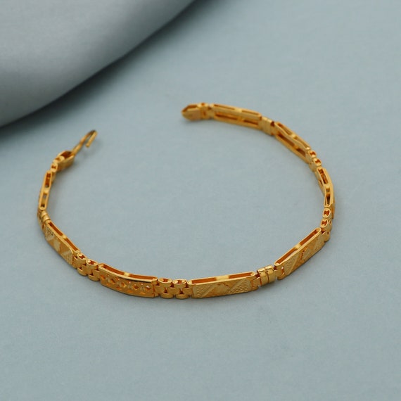 22K Gold Bracelet for Women with Cz & Color Stones - 235-235-GBR2813 in  10.900 Grams