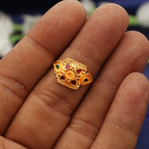 22k Ring Goldschmuck, K1851