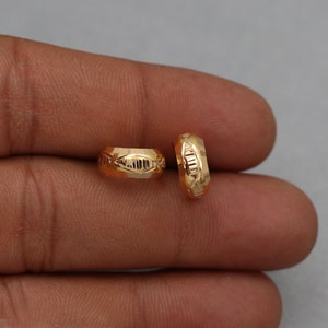 Mens Gold Hoop Earrings 925 Sterling Silver 12mm Mens Hoop Earrings Hoops  for Men Earring Sets, Mini 18K Gold Hoops Twistedpendant 
