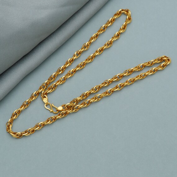 22k gold 2024 chain for ladies