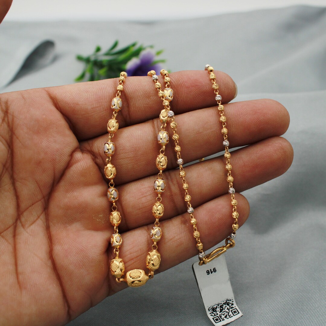 Gold chain necklace 22k Clearance