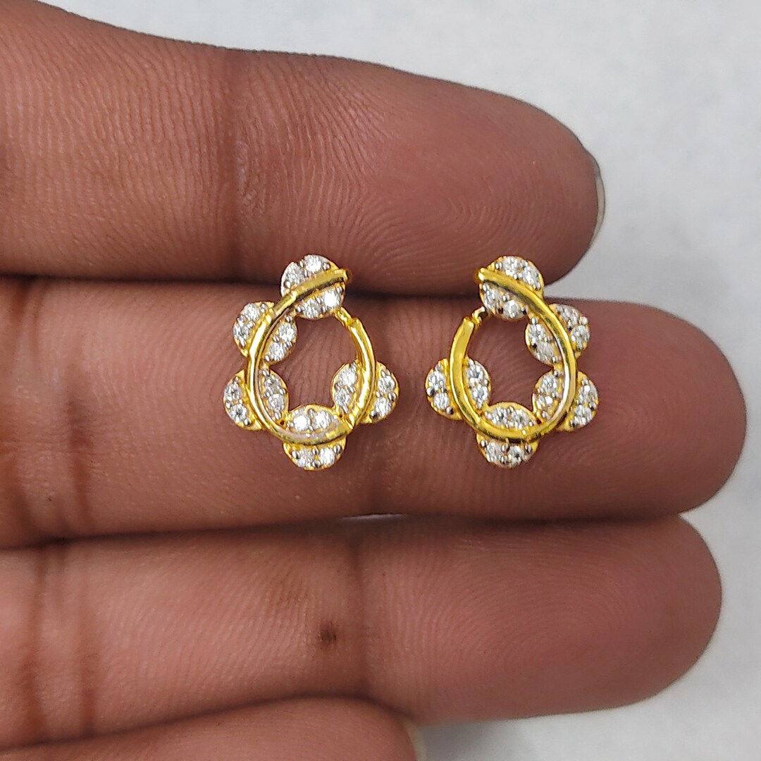 22KT YELLOW GOLD EAR STUD (ES0001091) main image 1