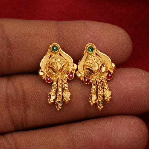 Diamond Polki 22k Gold Earrings at Rs 199999/pair | डायमंड पोल्की इयररिंग  in Jaipur | ID: 26372009573