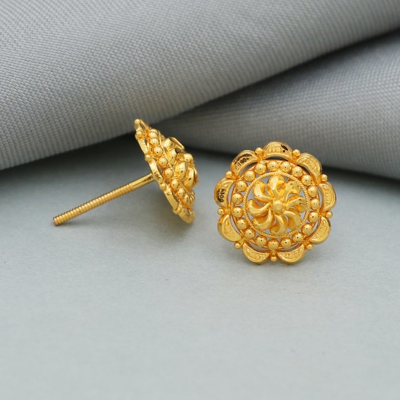 gold earring tops latest design Archives » Kaur Trends®