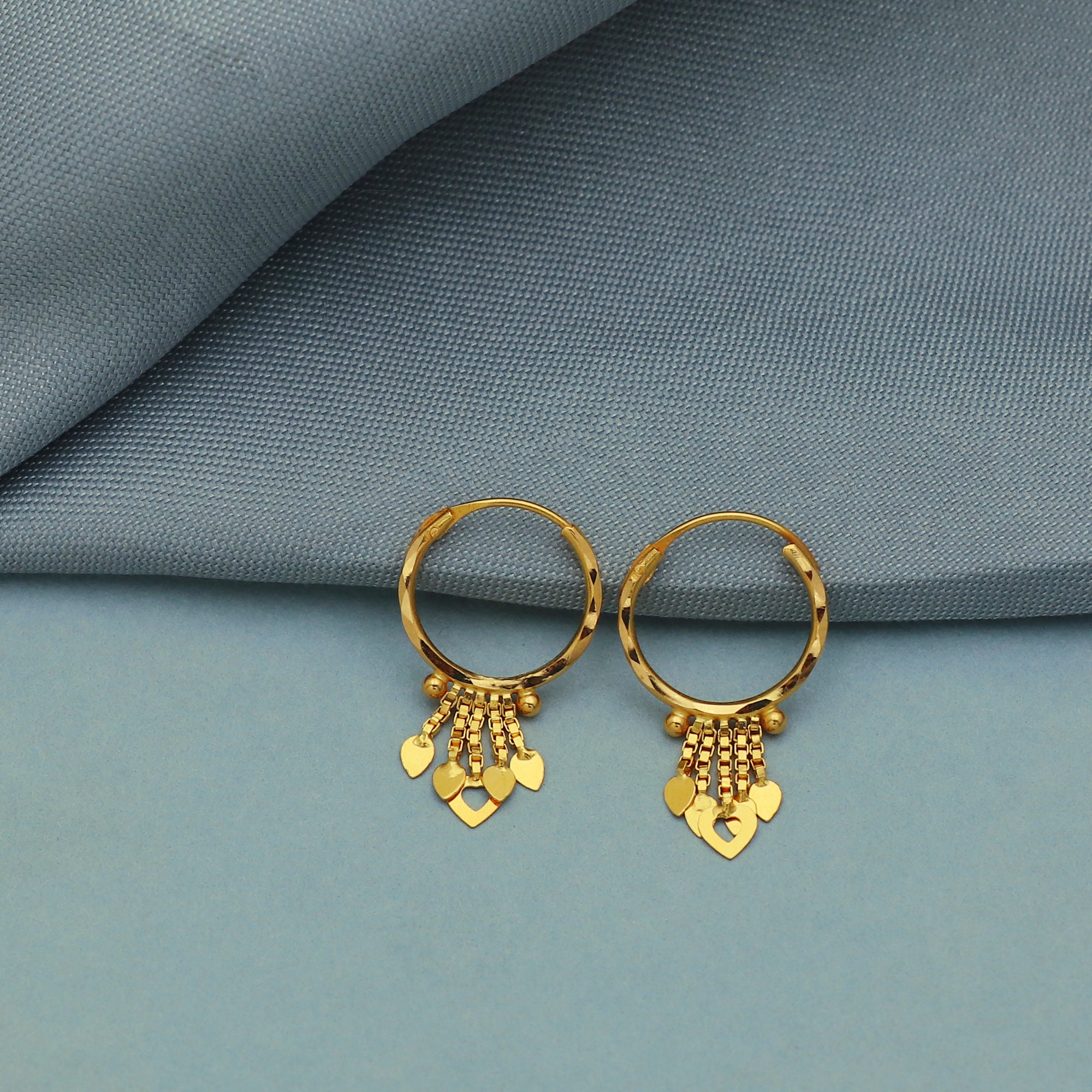Gold bali for baby girl price clearance