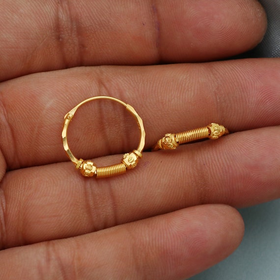 Big bali earrings sale
