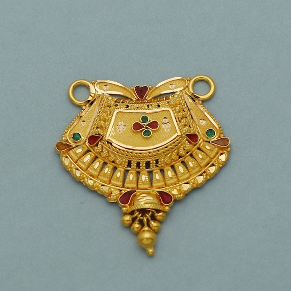 22k 22kt Yellow Gold Pendant Jewelry Mangalsutra Pendant Necklace