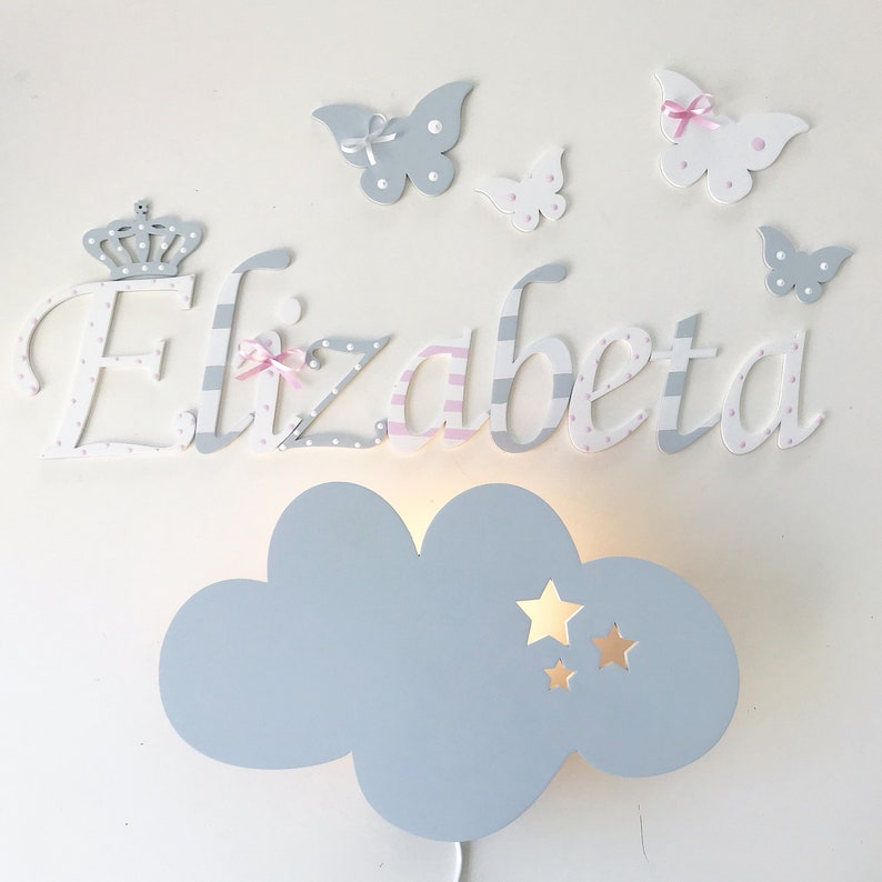 Nursery wall light cloud image 10