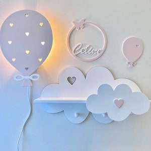 Wandregal für kleine Prinzessinen Wolkenregal Wolke Kinderzimmer Babyzimmer Bild 8