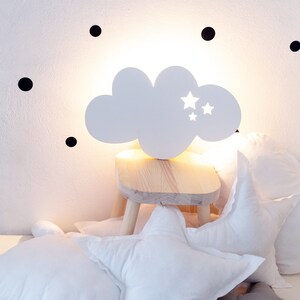 Nursery wall light cloud image 3