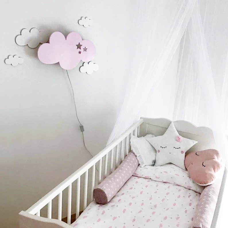 Nursery wall light cloud image 7