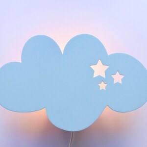 Nursery wall light cloud image 2