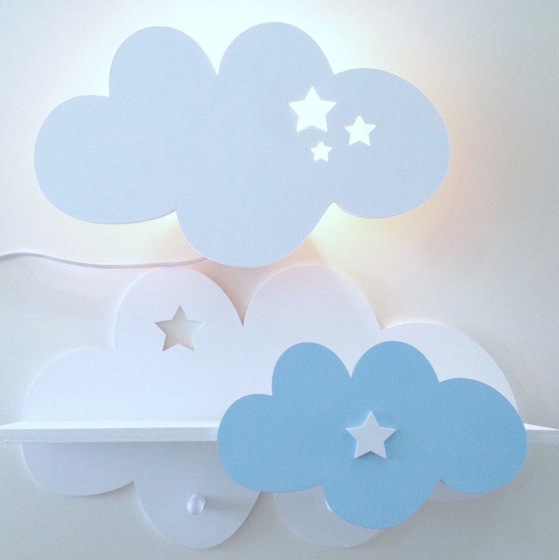 Nursery wall light cloud image 4