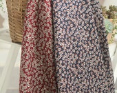 cotton linen brushed fabric by half yard, medium thickness fabric for spring autumn clothing, cotton fabric for quilted jacket homewear