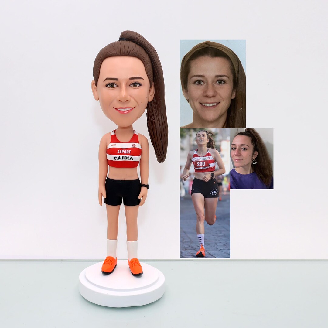 Custom Racing Bobblehead, Custom Runner Bobbleheads for Athletes ...
