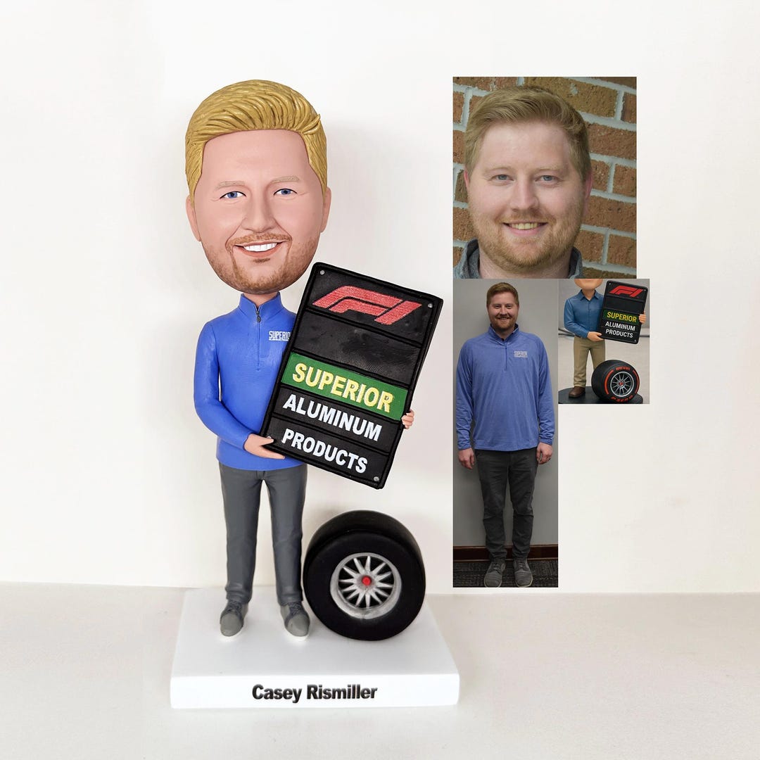 Custom Race Car Driver Bobblehead for Boyfriend, Personalized F1 ...