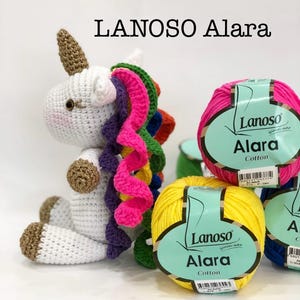LANOSO Alara-katoengaren: 50/50 katoen/acryl, alle seizoenen gebreid