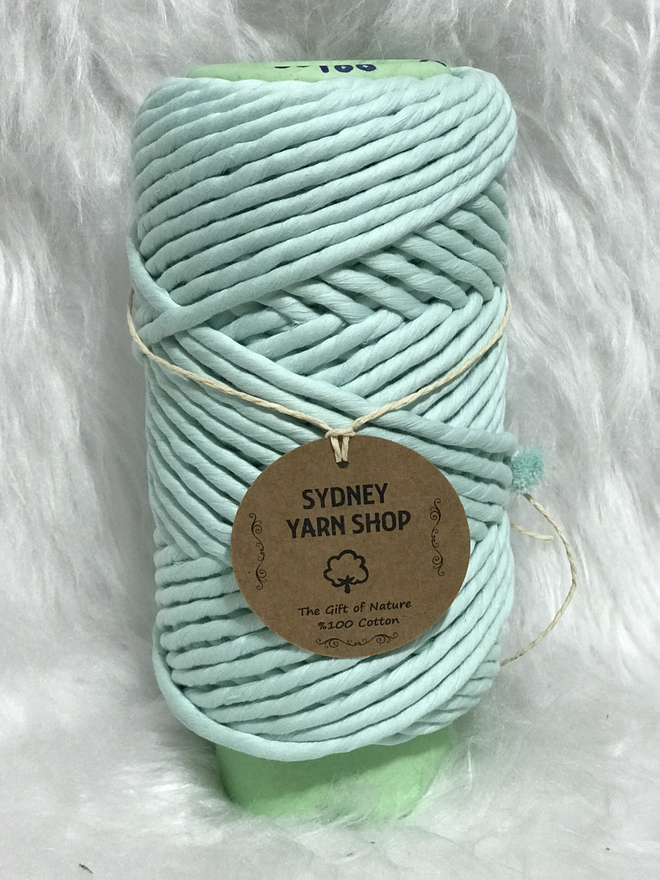 188COOL MINT 6mm Coloured Macrame String Macrame Cotton Etsy