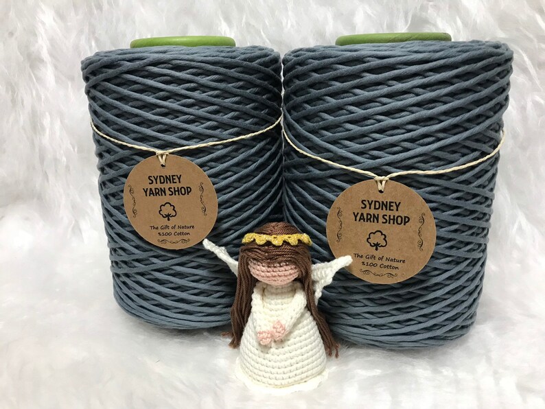 100/% Cotton Super Soft Cord 3mm Coloured Macrame Cord Single Twist 1kg