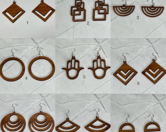 Macrame Blank Earrings