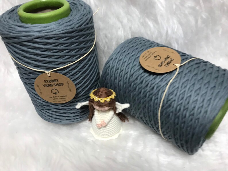 100/% Cotton Super Soft Cord 3mm Coloured Macrame Cord Single Twist 1kg
