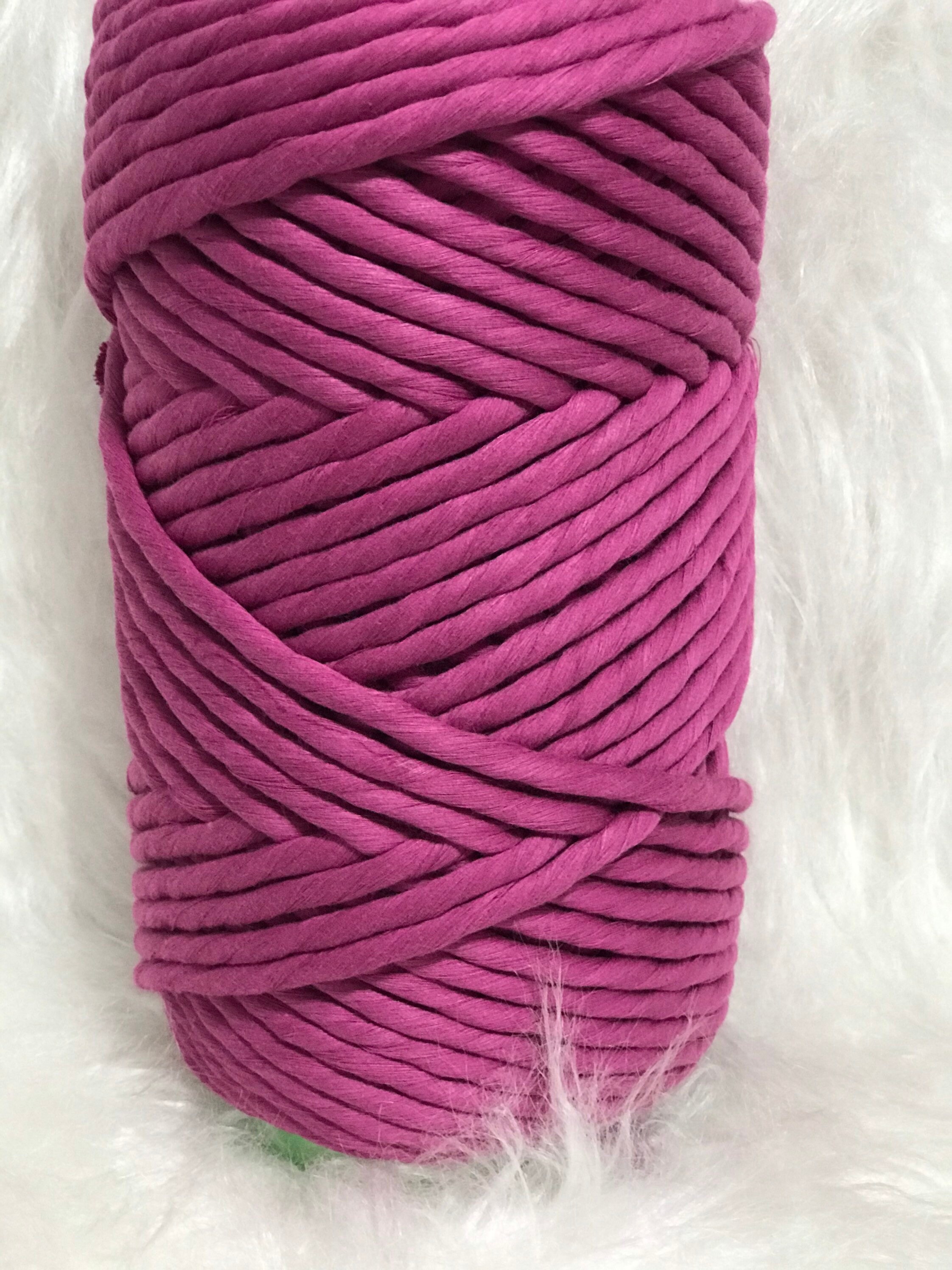 18LAVENDER 6mm Coloured Macrame String Macrame Cotton Etsy