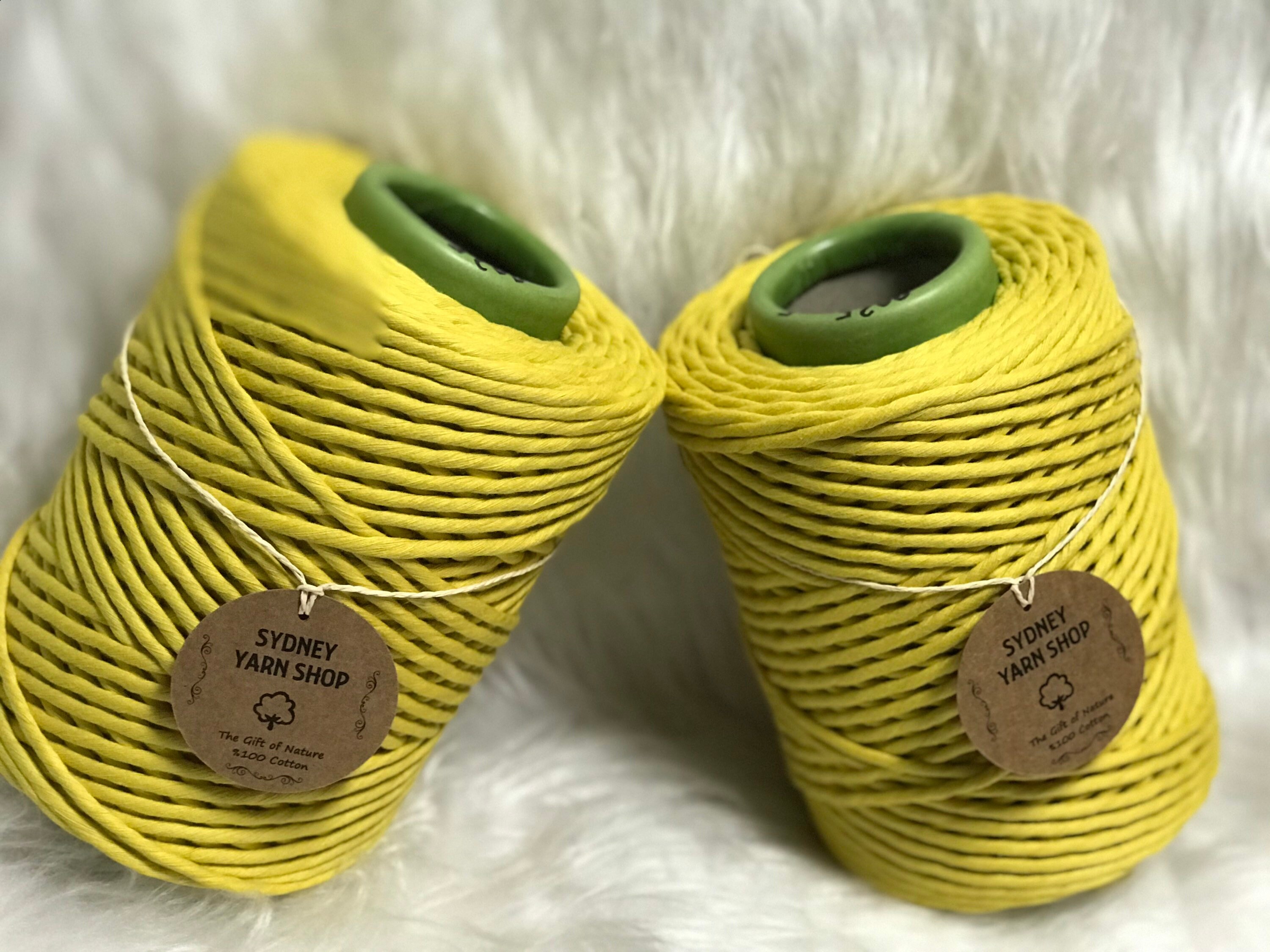 25CANARY 5mm Coloured Macrame String Macrame Cotton String Etsy
