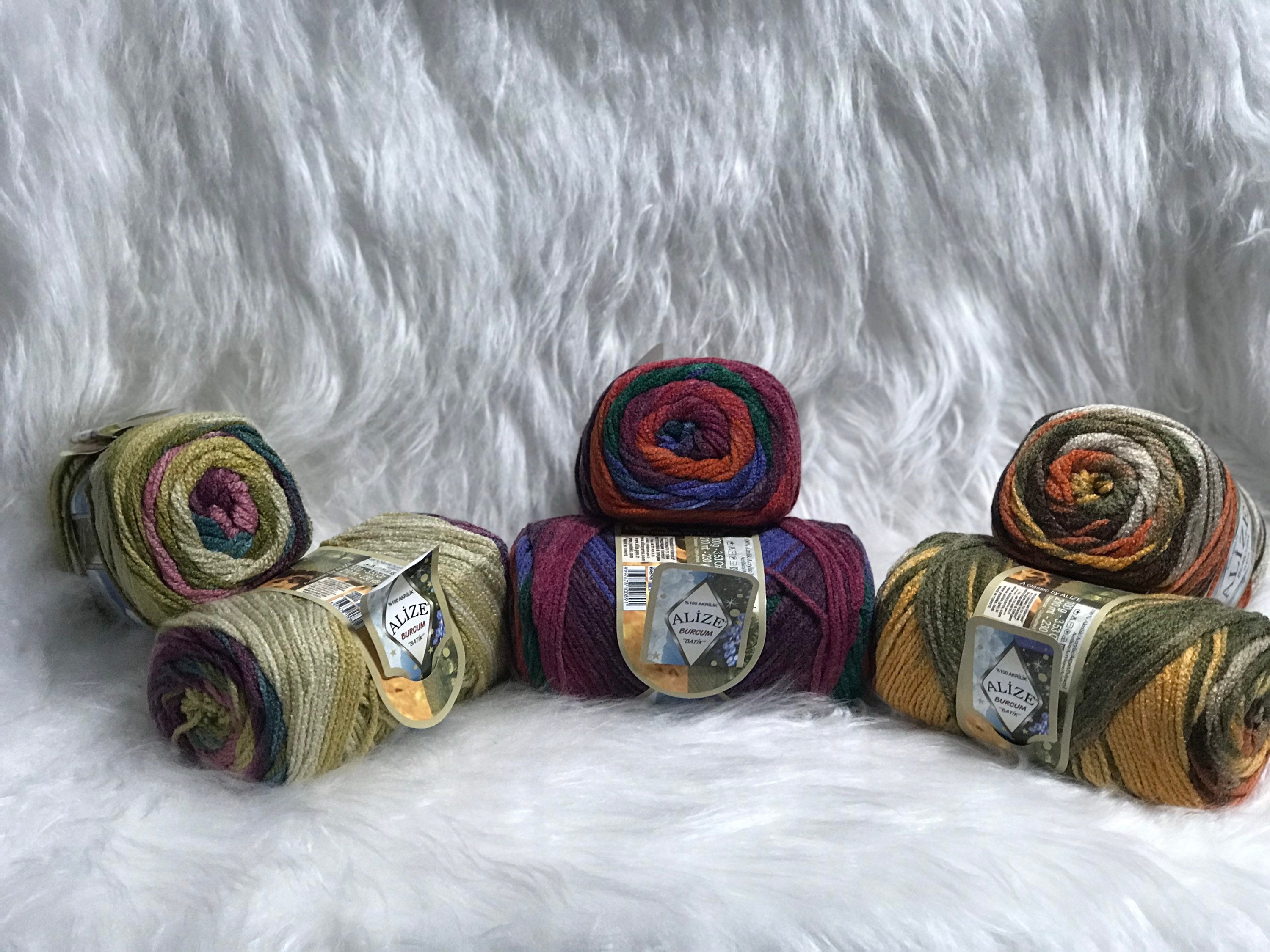 Lana Alize Sekerin Bebé Batik 100 Grs Lana Turca | Cuotas Sin Interés - Foto 7