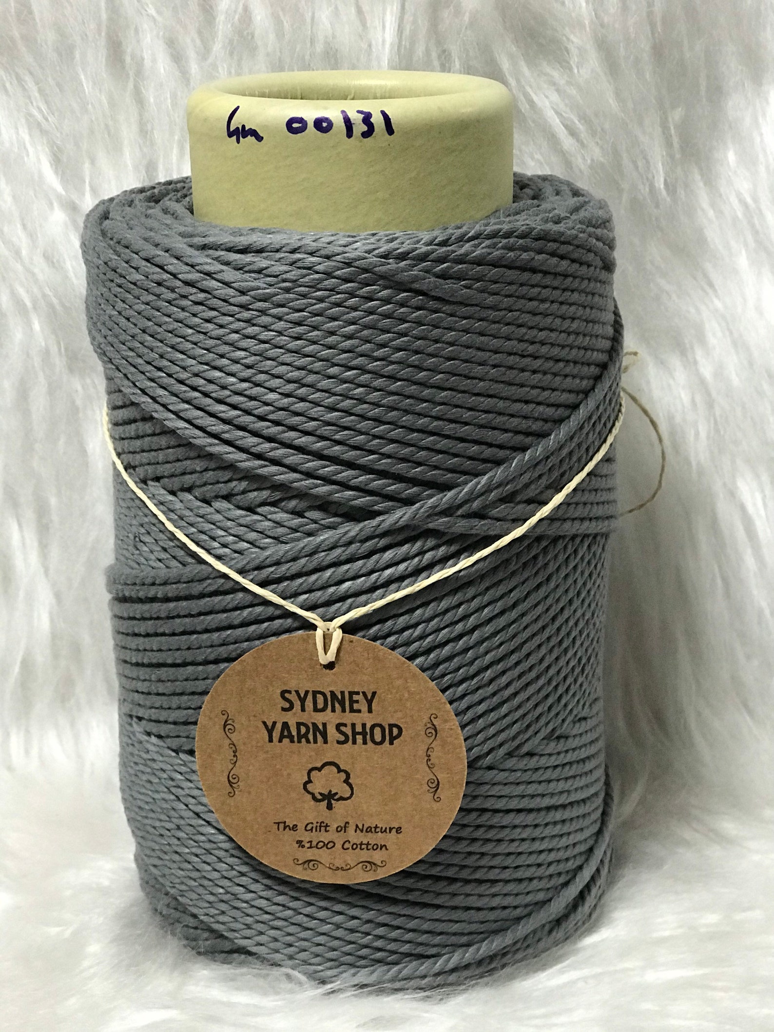 131DARK GREY 4mm Twisted Colour Rope Macrame Rope 3 Ply Etsy