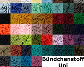 Jersey Bündchen Uni Heike Swafing 56 Farben Öko-Tex 100 Meterware ab 25 x 100 cm