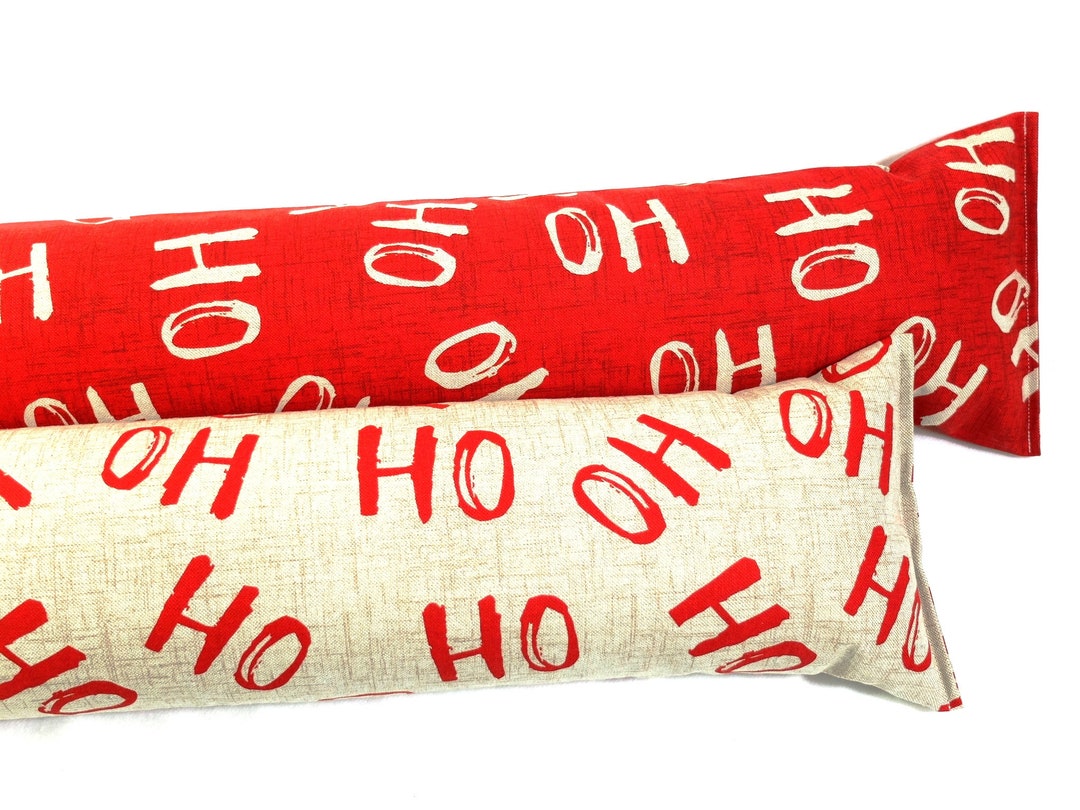 Zugluftstopper, Zugluftrolle WEIHNACHTEN HoHOHO versch. Größen und