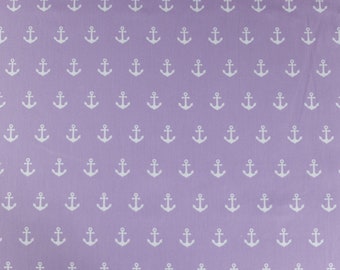 Cotton fabric MARITIM ANCHOR JLILA 50 x 140 cm patchwork fabrics fabric scraps Oeko Tex 100 certified