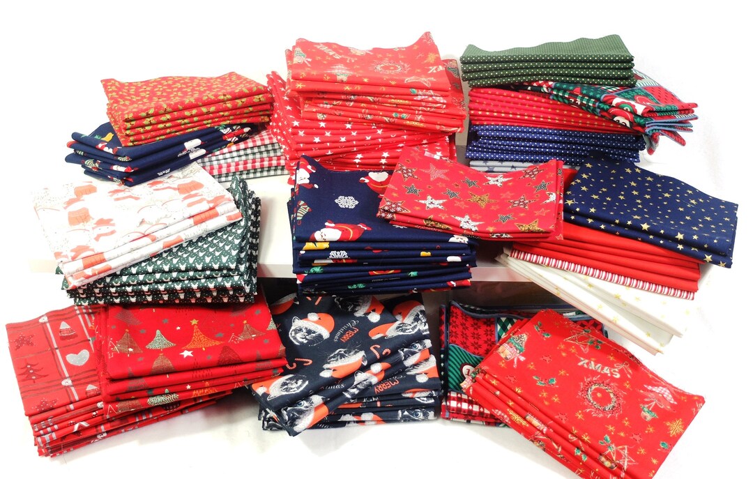 Stoffpaket XXL Stoffpaket WEIHNACHTEN 500g // 25 X 135/140 cm Patchwork