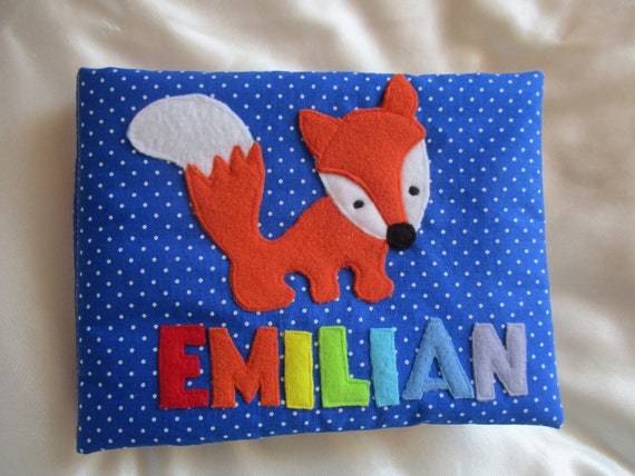 Album Photo De Bebe Personnalise En Tissu Avec Renard Et Nom Etsy Canada