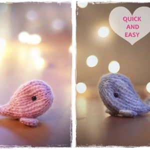 Little WHALE, knitting PATTERN, knitted animal toy