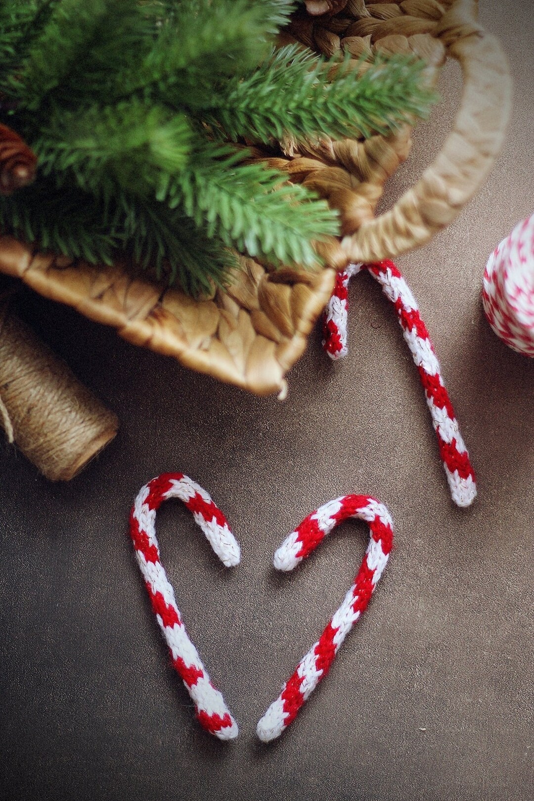 Christmas Candy Cane KNITTING PATTERN Pdf. Knitted Christmas Etsy UK