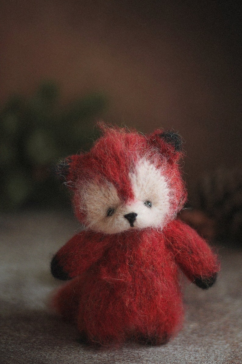 FOX knitting PATTERN pdf, Knitted animal toy tutorial image 4