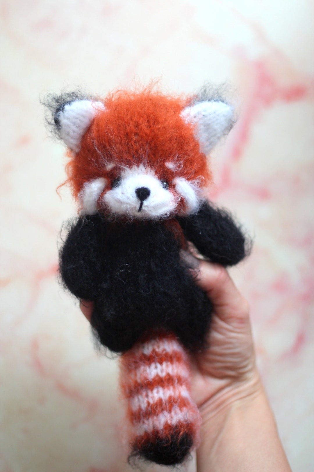 Red Panda Knitting PATTERN Pdf, Cute Stuffed Knitted Animal Toy. - Etsy