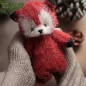 FOX knitting PATTERN pdf, Knitted animal toy tutorial image 8