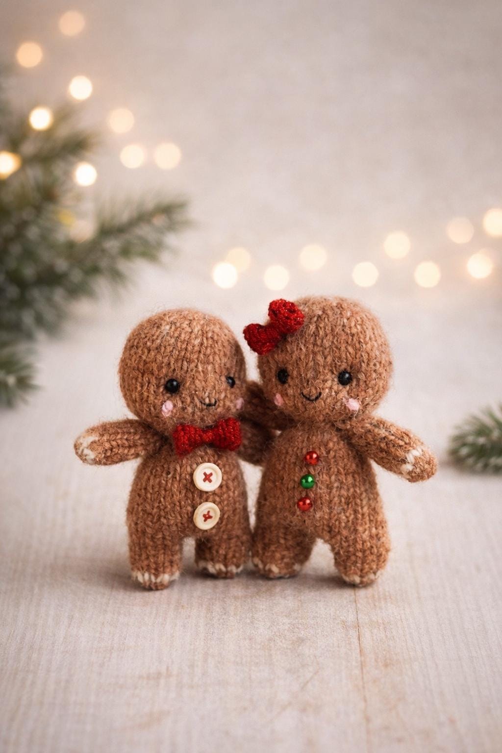 Gingerbread Man PDF Knitting Pattern, Christmas Tree Ornament, Holiday ...